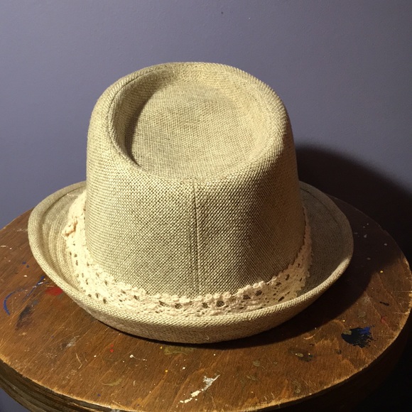 NWOT short brim Trilby OS lace headband - Picture 4 of 12